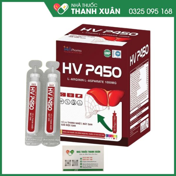 HV P450 hỗ trợ thanh nhiệt, mát gan, giải độc gan